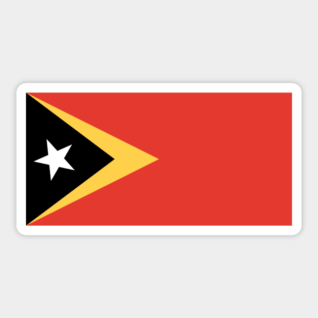 East Timor Sticker by Wickedcartoons